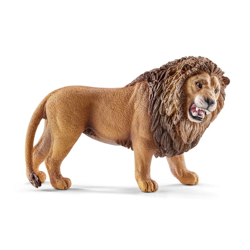 Schleich wild life leeuw, brullend - speelfiguur - kinderspeelgoed voor jongens en meisjes - 3 tot 8 jaar - 14726