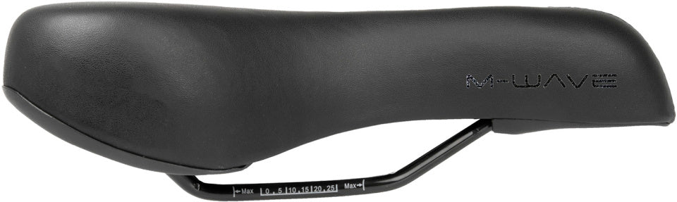 M-Wave Tour II zadel unisex zwart