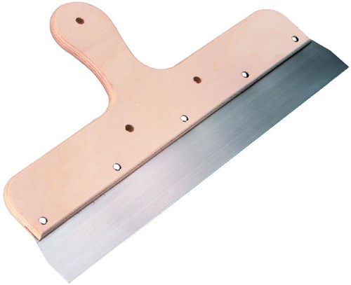 Melkmeisje spackmes 500mm houten greep rvs - mm650500 - mm650500