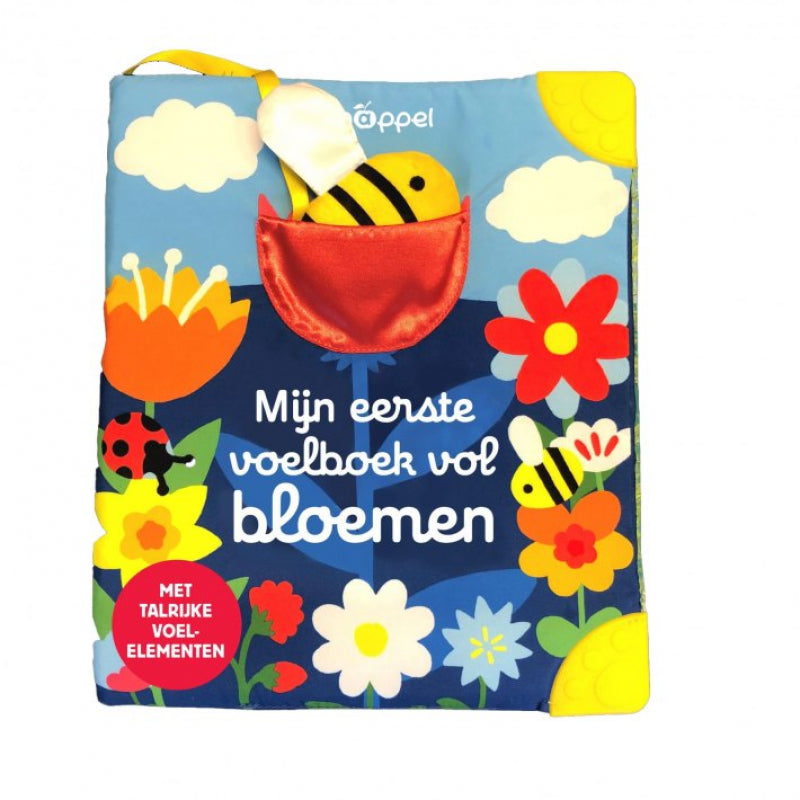 Oogappel mijn eerste voelboek vol bloemen