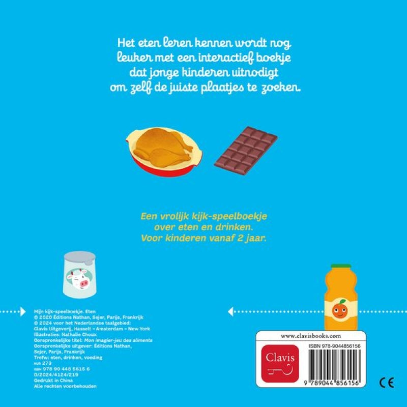 Clavis mijn kijk-speelboekje. eten