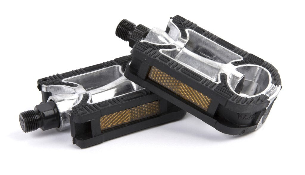 Pedalen Mirage Anti-Slip Aluminium zilver
