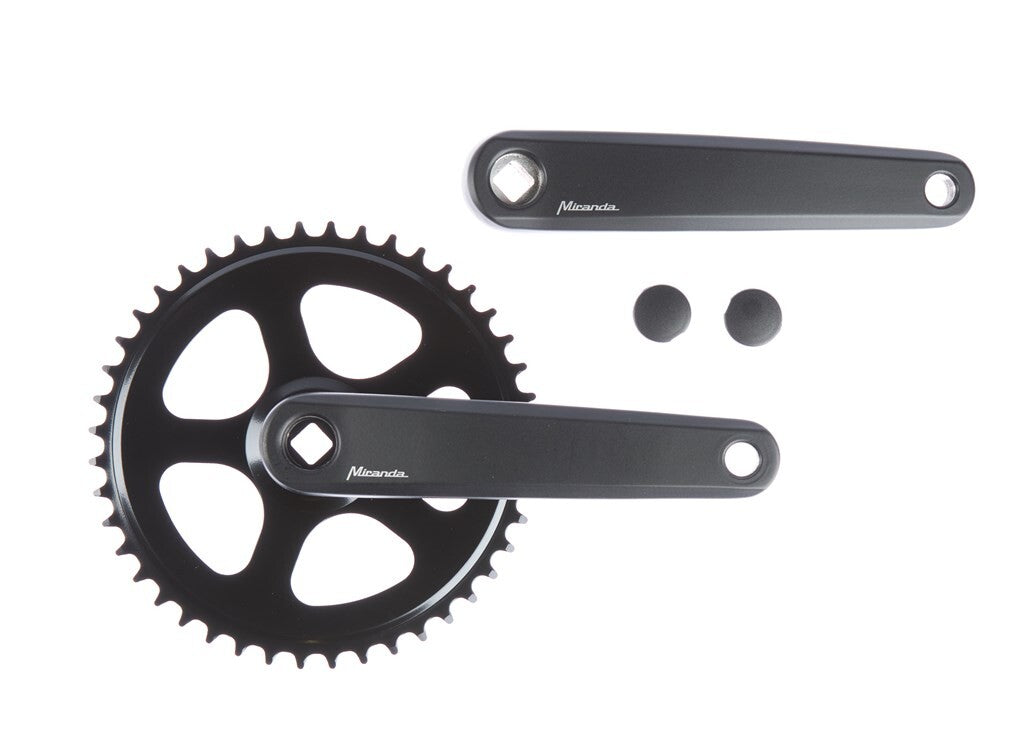 Miranda delta jis crankstel 44t 3 32“, mat-zwart