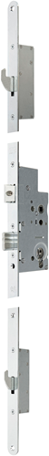 Nemef 5040 veiligheidsmeerpuntssluiting | cilinderbediend | skg*** | dm65mm | pc72mm | voorplaat staal verzinkt 20x1772mm afgerond| dr 1+3 2+4 - a000308701