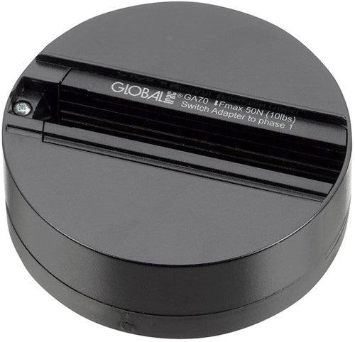 Nordic lival opbouwdoos 3-fasen spots zwart 5050421