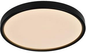 Enzo nordlux led plafonniere oja 42 zwart 19w 3000k 4000k 42cm - 4802314