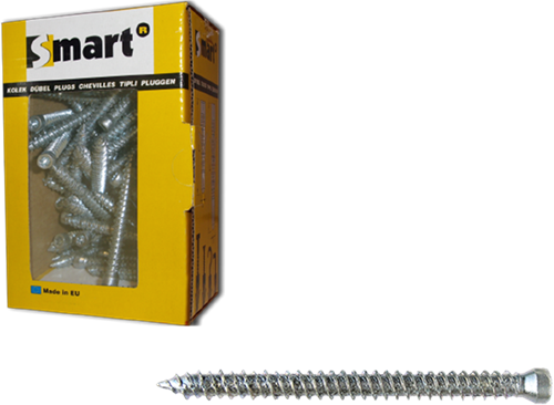 Pgb-europe smart | kozijnschroef ck-t30 ø 7,50x82 zn | 100 st sm0wsc001075082e