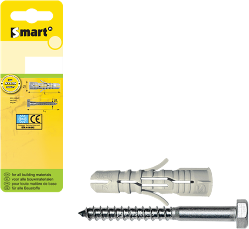 Pgb-europe smart | plug nylon + din 571 m12x60 nzn | 3 st sm0pzsn0112120060h