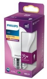 Philips led gls e27 8,5-75w 2700k filament mat blister - 5102545