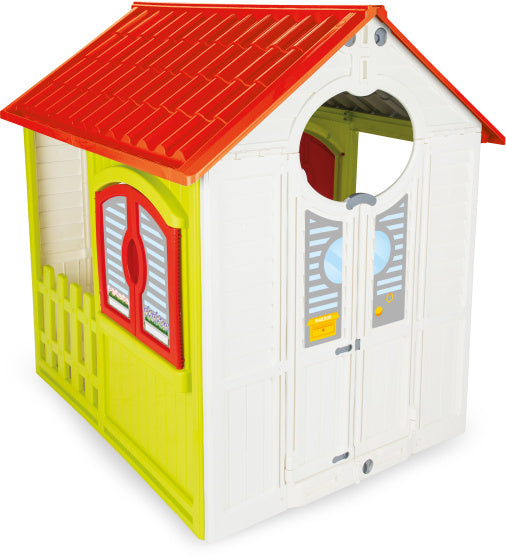 Pilsan Opvouwbaar Speelhuisje 110 x 92 x 109 cm Groen Wit Rood