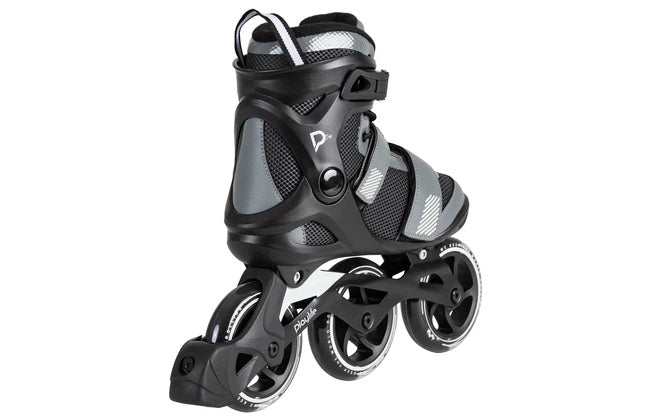 Playlife gt 110 fitness inlineskates zwart grijs maat 37