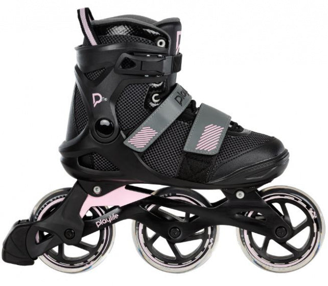 Playlife - Fitness GT 110 inline skates 80A zwart roze maat 39