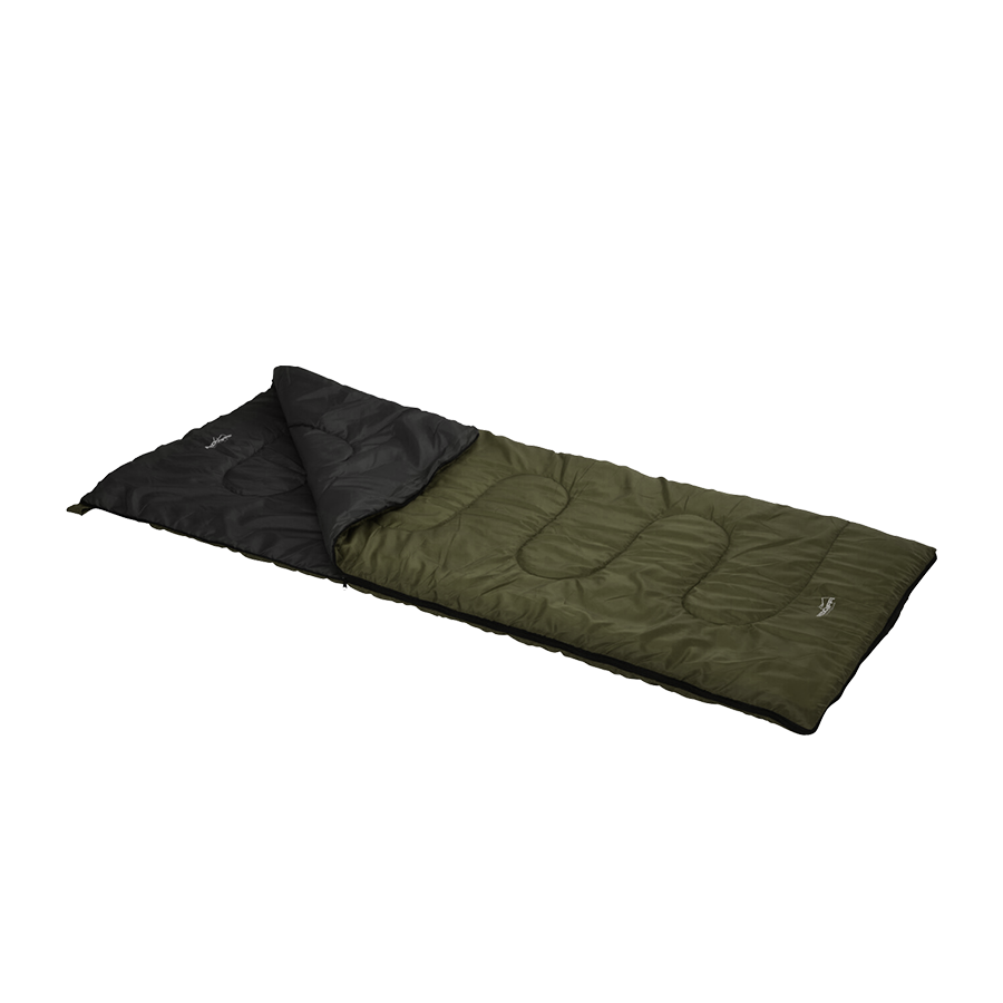 Redcliffs slaapzak envelop groen 180x74cm