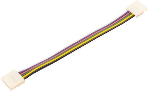 Enzo rgb-cct quick koppelstuk 6pin 12mm met 15cm draad - 4380220