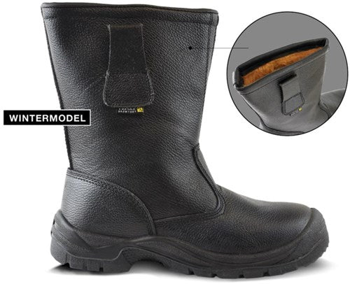 Safeet monza werklaars hoog s3 | zwart | maat 47 - 8719388008875