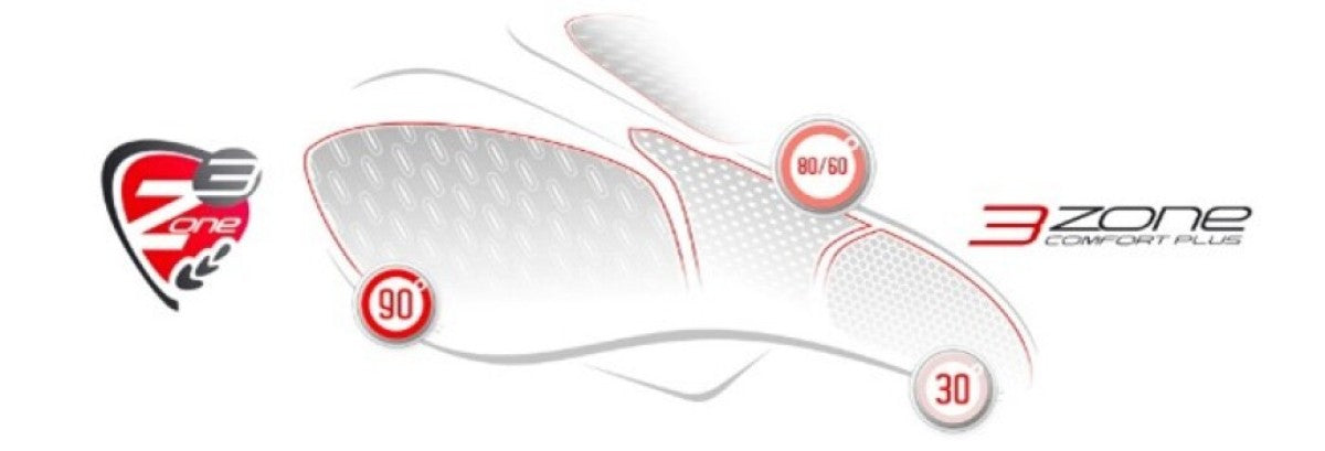 Zadel Selle Bassano Volare hybride unisex 280 x 150 zwart