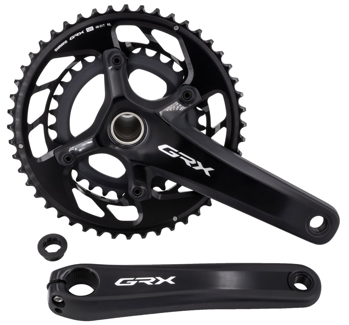 Shimano grx fc-rx820 2x12-speed crank 48 31 | 175mm