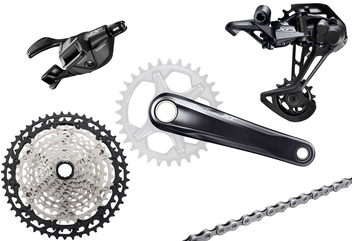 Shimano xt m8100 1x12-speed group i-spec ev 175mm 10-51