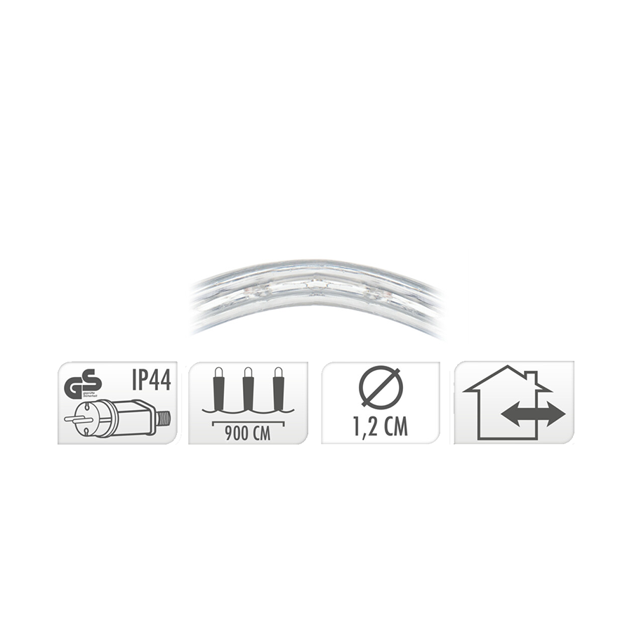 Slangverlichting led wit 900cm
