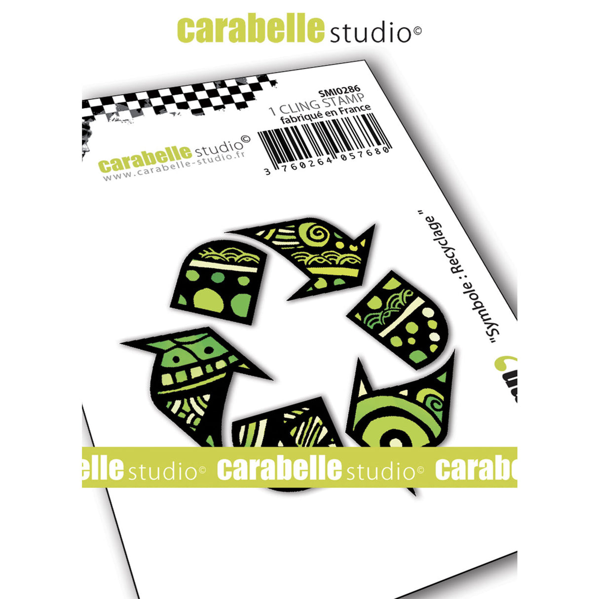 Carabelle studio • cling stempel recycling
