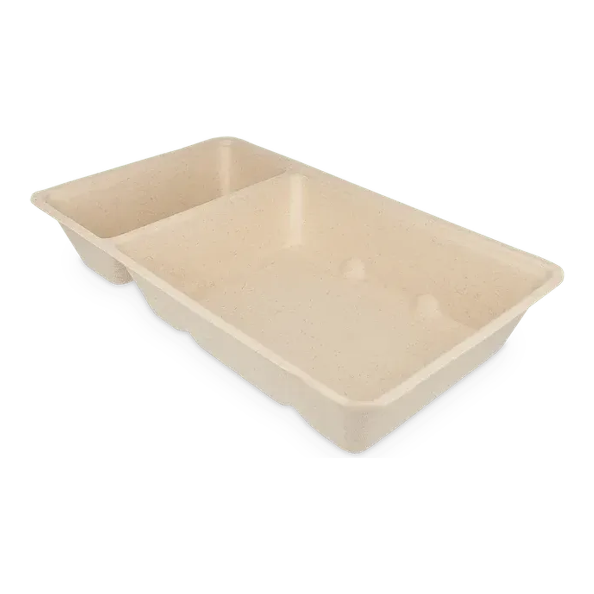 Takeaware snackbakje a20 bagasse pfas-vrij (a14+saus) (500 stuks)