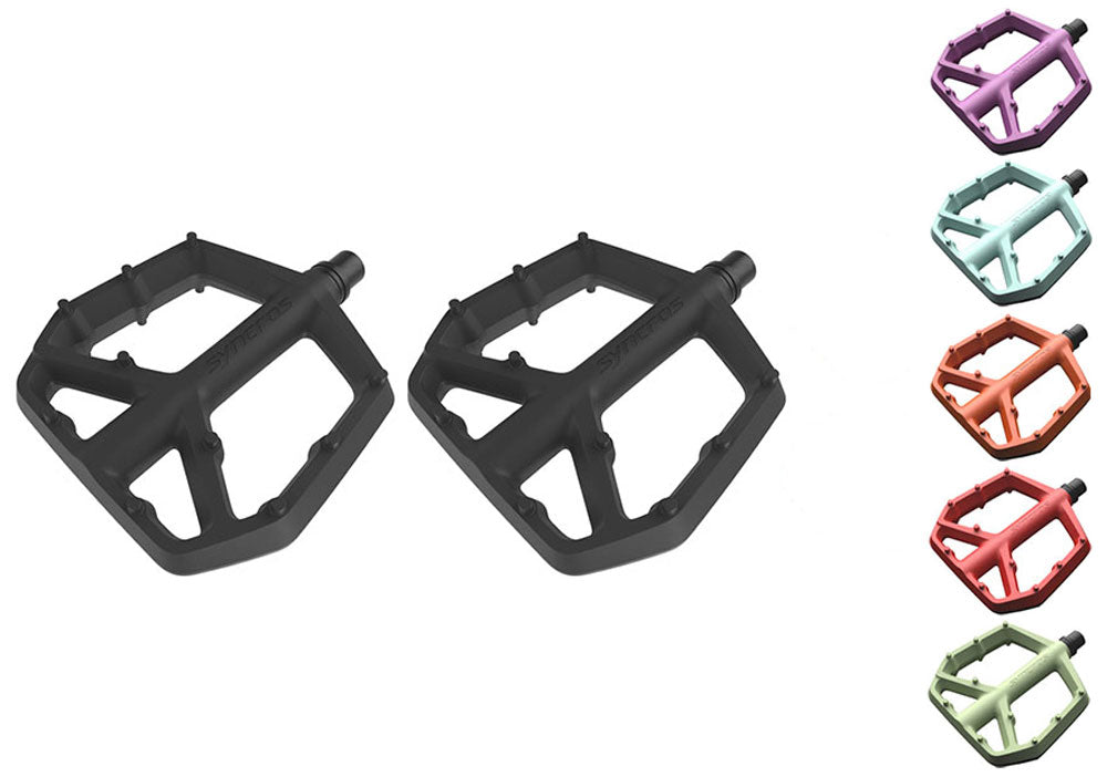 Syncros squamish iii platform pedals | land green