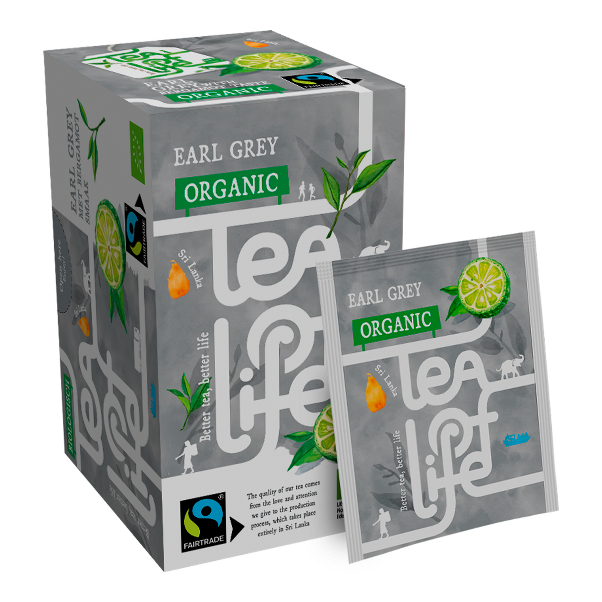 Tea of life fairtrade organic earl grey (25x1,5gr)