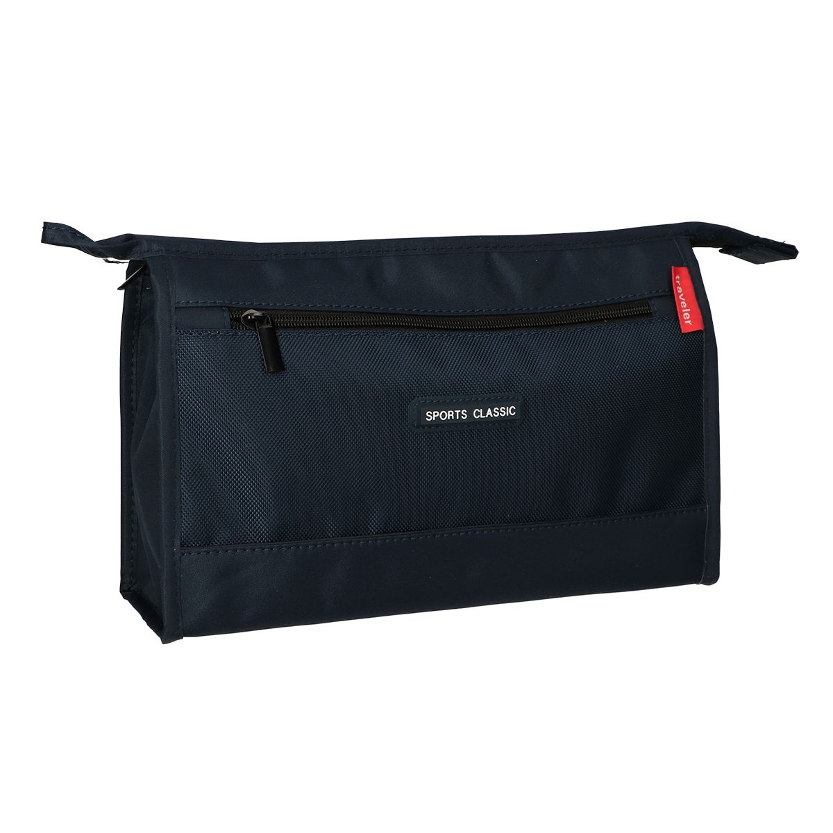 Traveller toilettas sports classic blauw 30x19.5cm