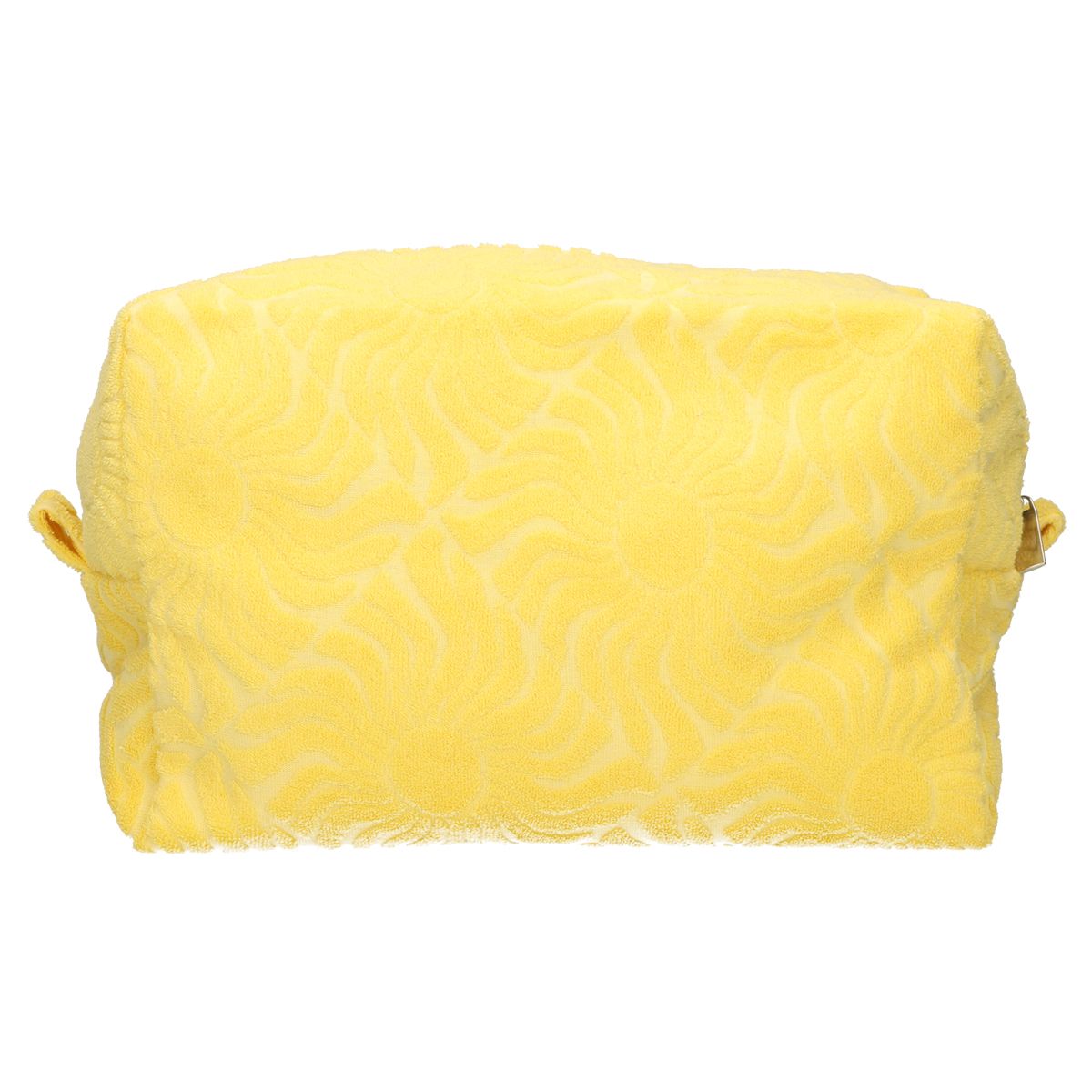 Traveller toilettas badstof sunny geel 21,5cm x 19cm