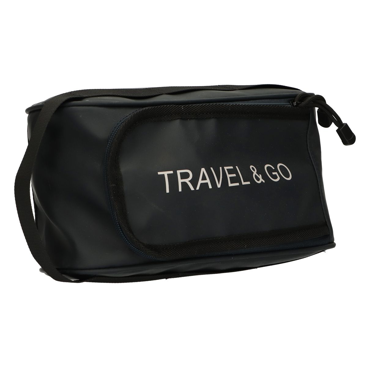 Traveller toilettas travel go donkerblauw 15,5cm x 13,5cm