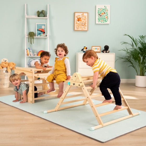 Tp toys Active-Tots Houten Klimbrug Glijbaan vanaf 12 Maanden