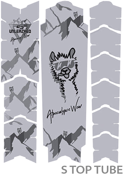 Unleazhed unscratch frame protector film - alpocalypse alpine rose samerberg black matt