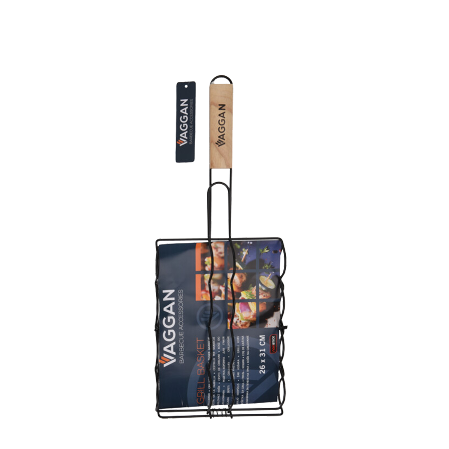 Vaggan barbecue worstgrill zwart 26x31cm