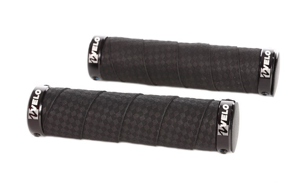 Velo handvat visegrip alu kraton gel 129mm, zwart
