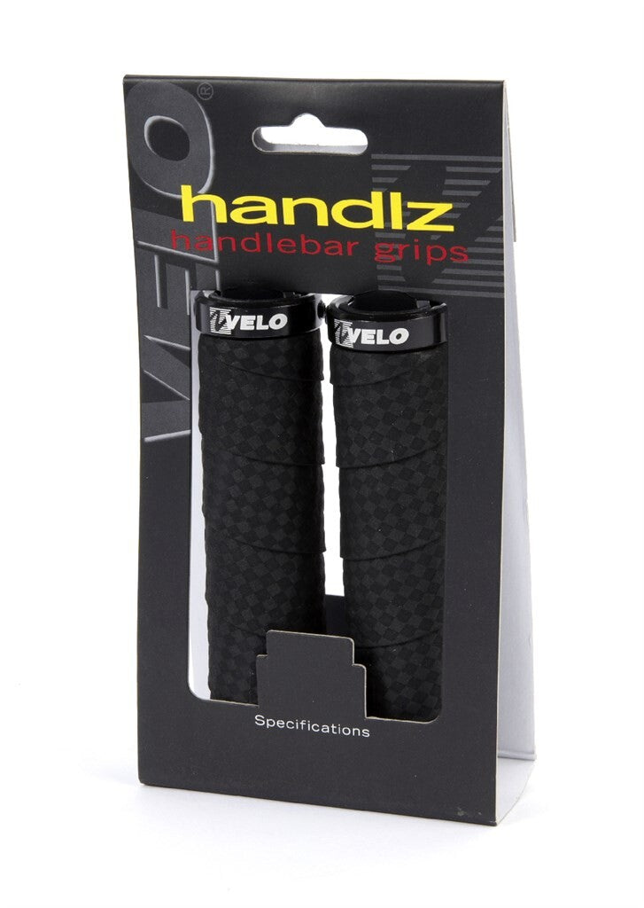 Velo handvat visegrip alu kraton gel 129mm, zwart