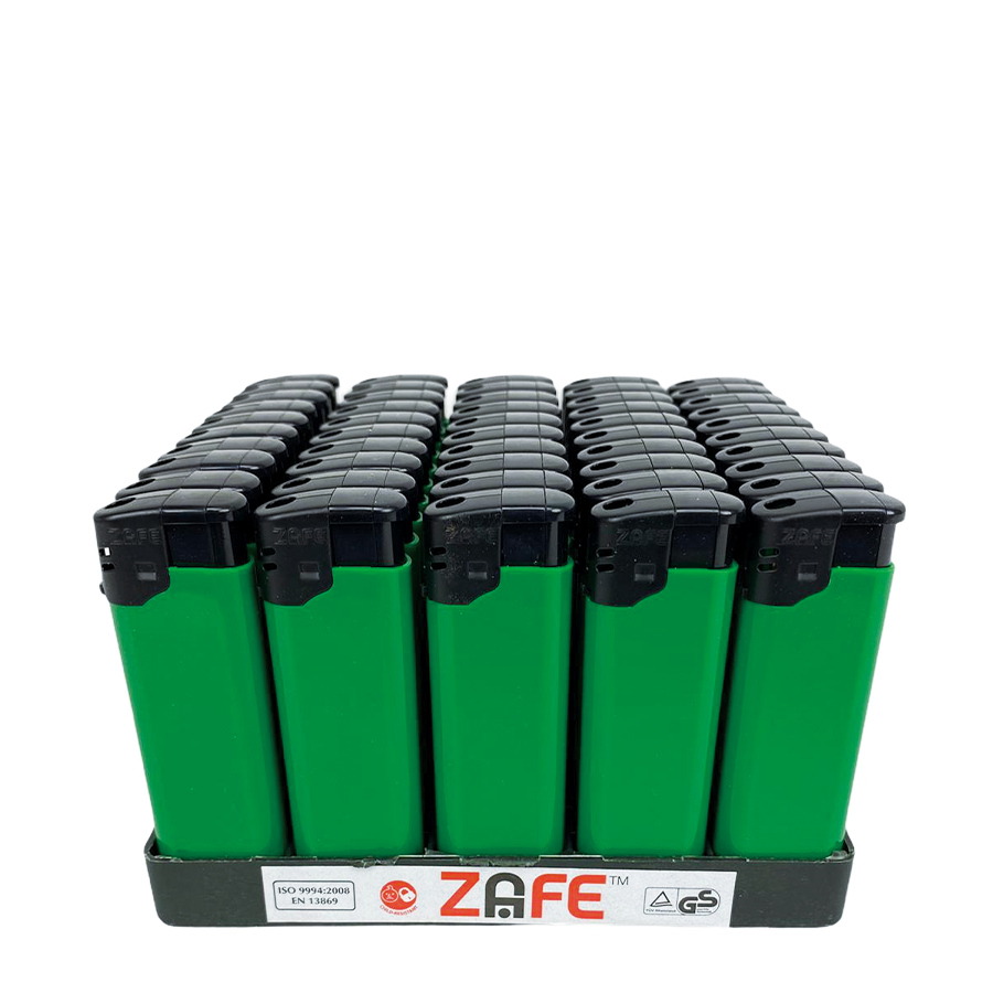 Zafe aansteker elektrisch groen
