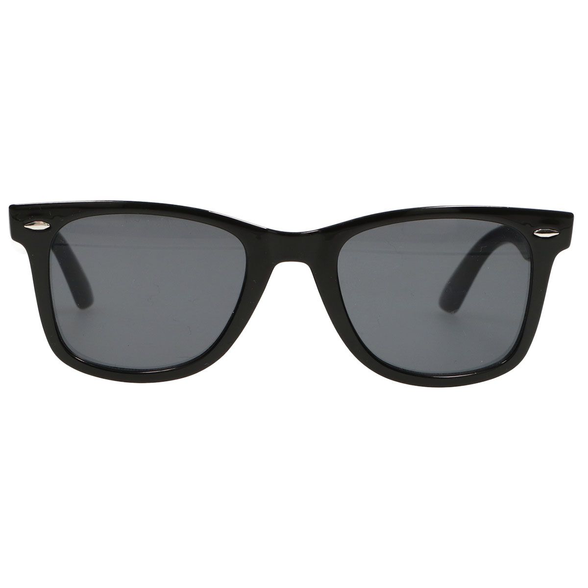 Spectrum polarized zonnebril vierkant zwart smoke heren