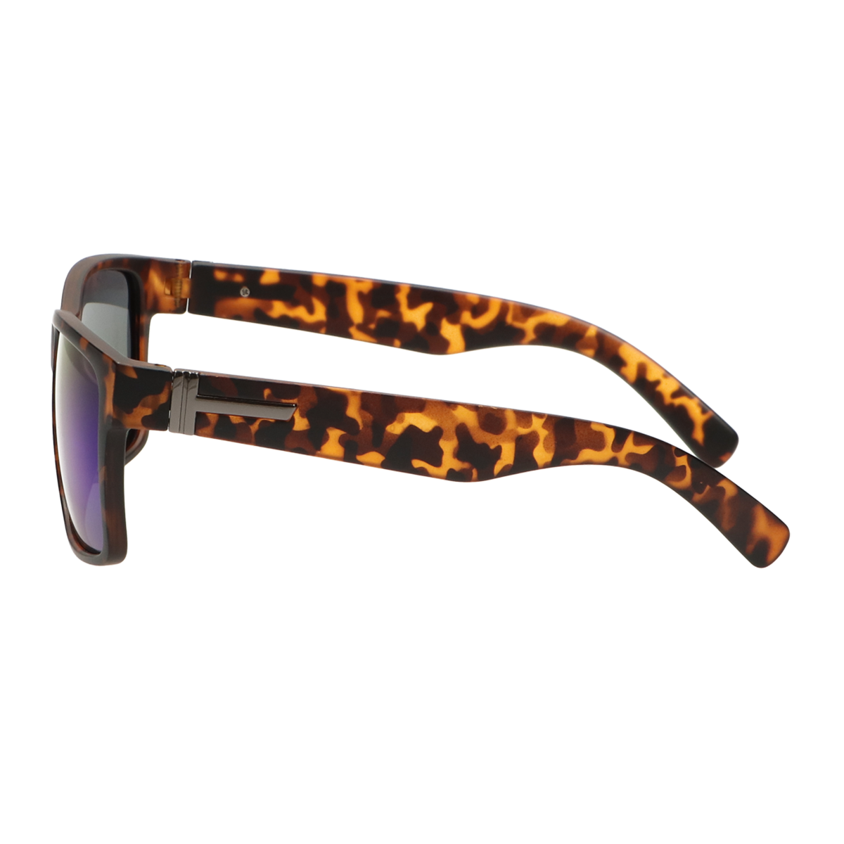 Spectrum polarized zonnebril vierkant tortoise blauw unisex