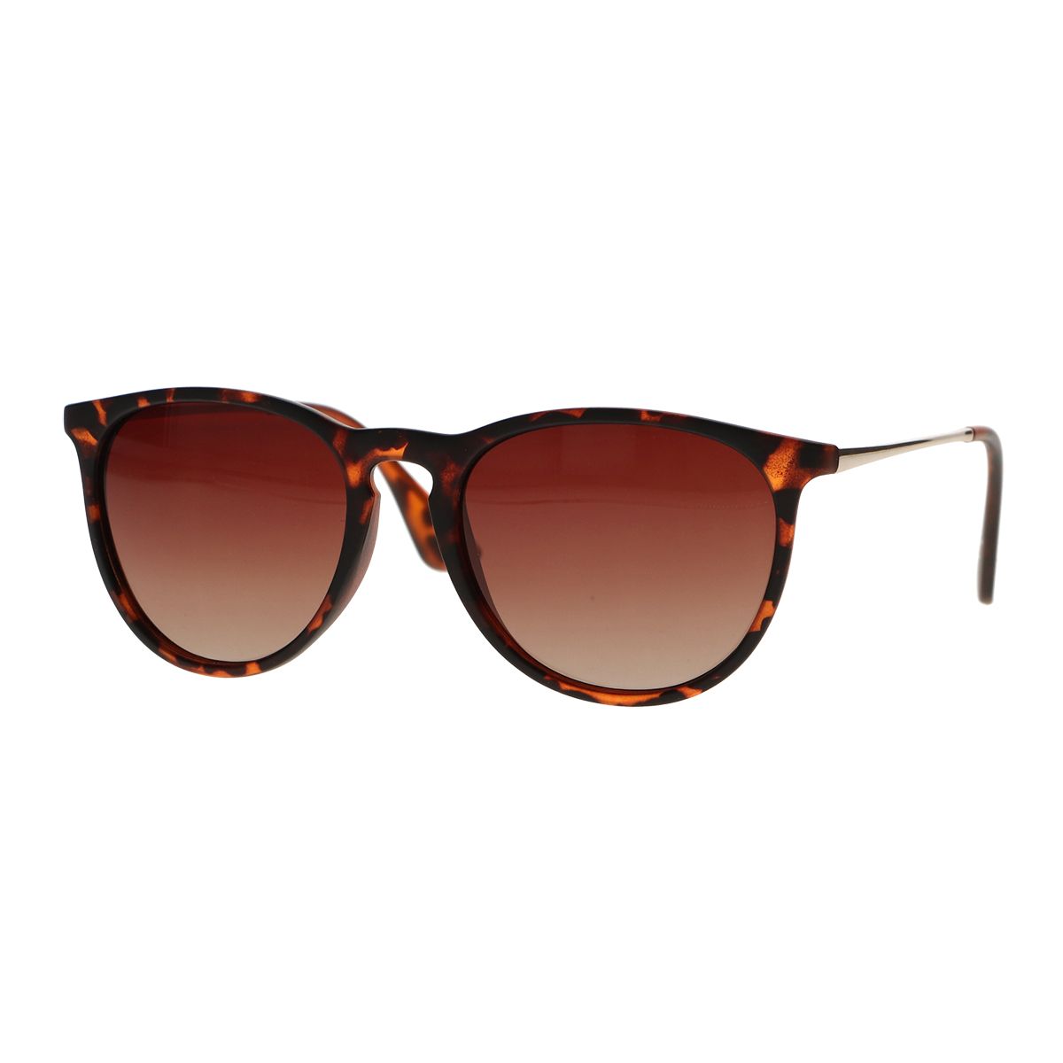 Spectrum zonnebril tortoise goud bruin glas unisex