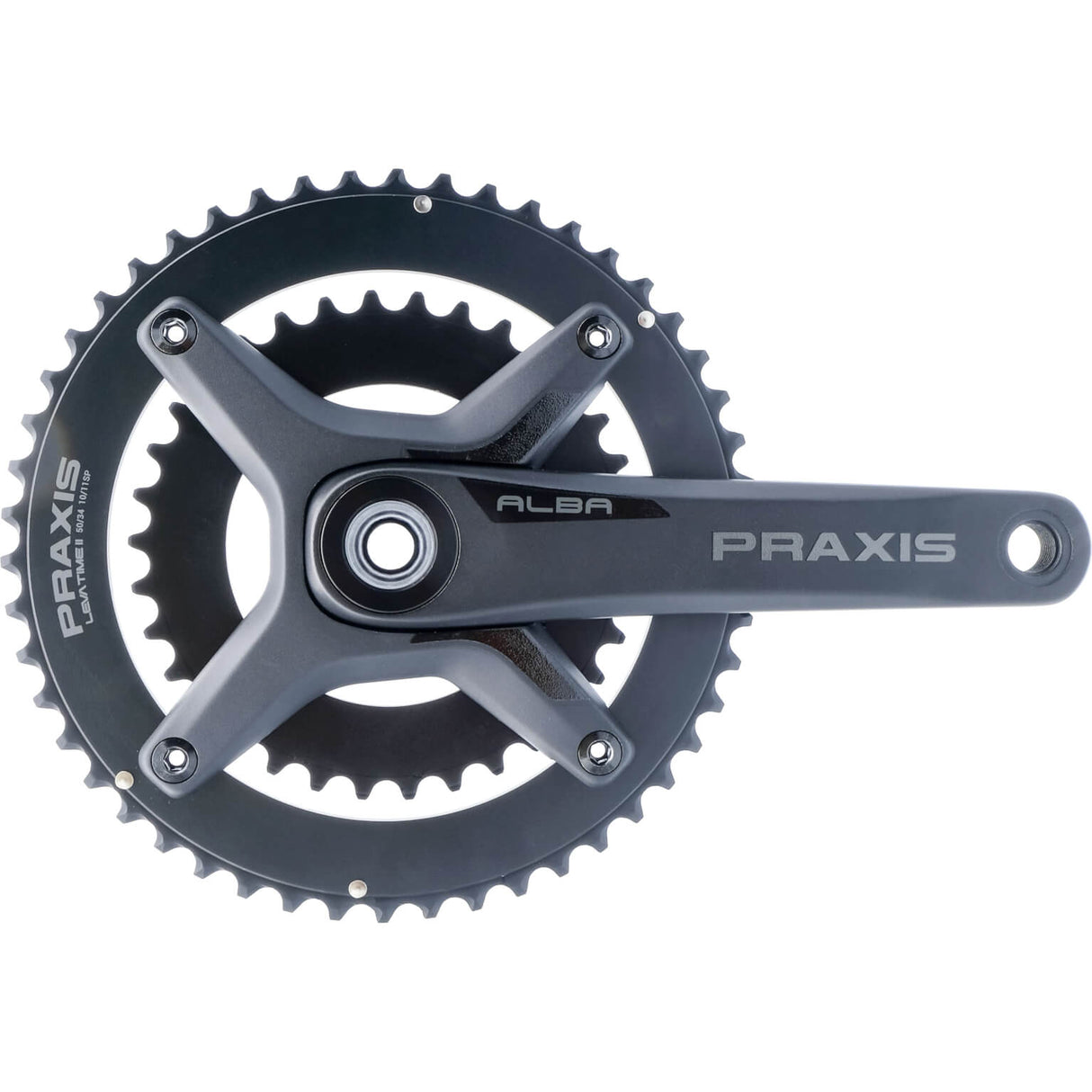 Praxis Crankstel Alba M30 DM X-spider 165 50 34T