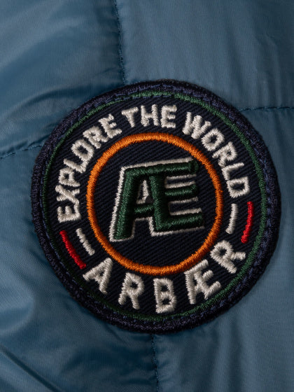 Arbaer Aaron Padded Jacket Heren Jeansblauw Maat 3XL