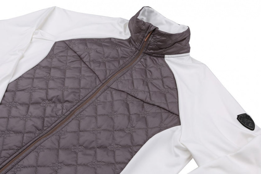 Hannah Outdoorvest Elsa dames polyester wit grijs maat 40