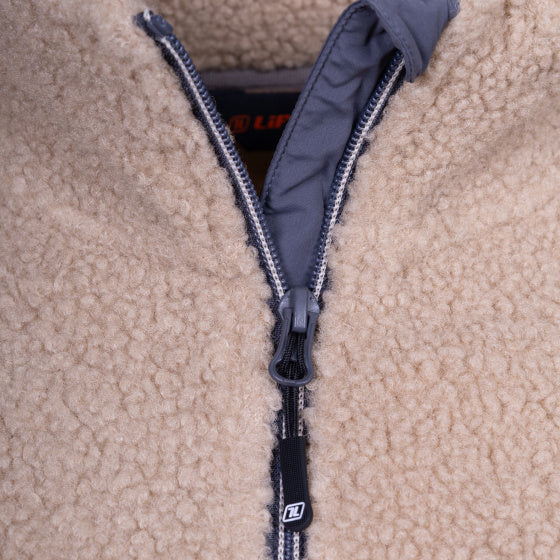 Life line Lorne Sherpa Fleecejas dames beige maat XXL
