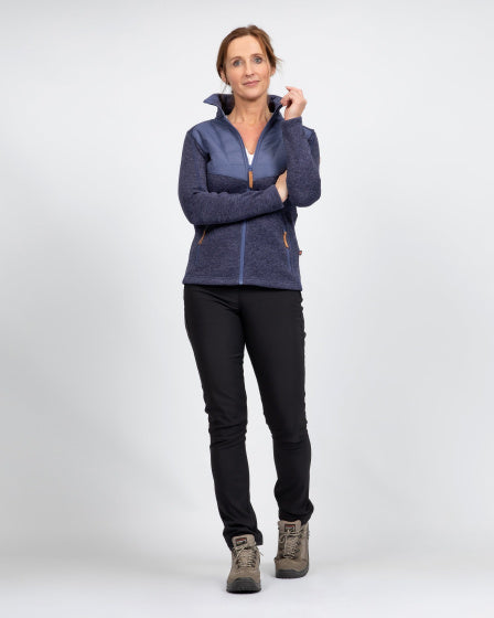 Life line Willemijn fleecevest dames donkerblauw maat S