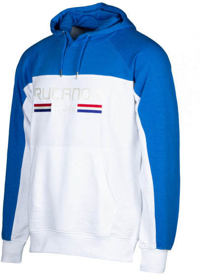 Rucanor Trevor sweater hoodie heren blauw wit maat M