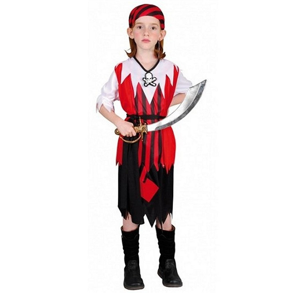 Clown Clown Children's costume Pirate girl 10-12 years