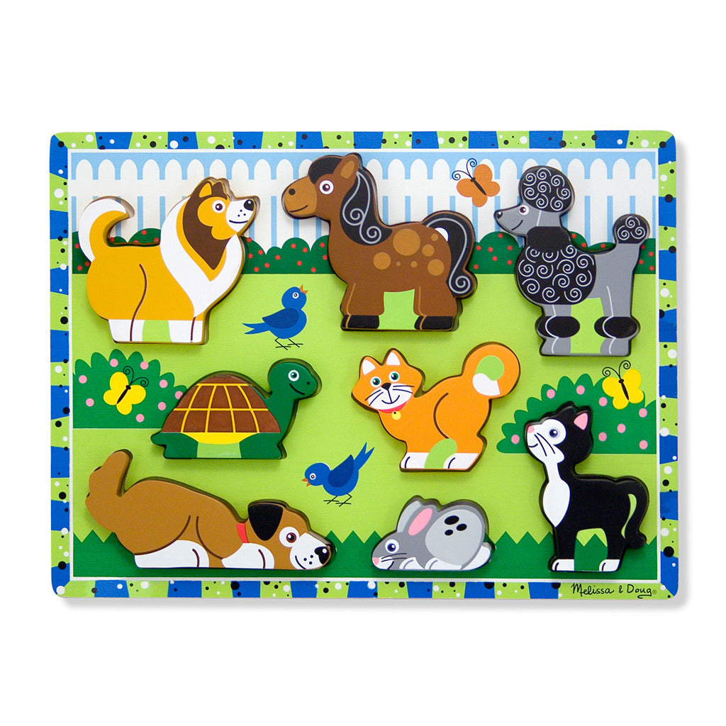 Melissa Doug Puzzle en bois pour animaux de compagnie