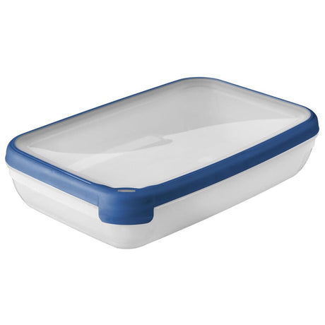Curver grand chef vershoudbak rechthoek 2,6l transparant donkerblauw
