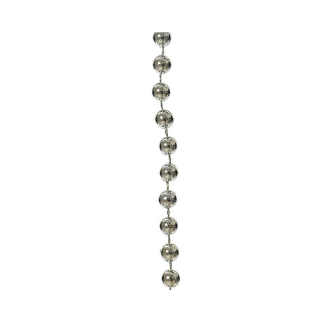 Kralenketting 80mmx10m - zilver
