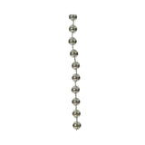 Decoris kralenslinger zilver van kunststof dia0,8cmx10 meter